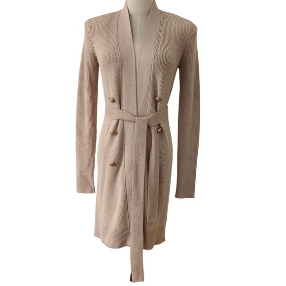 L'Agence Noe Double-Breasted Cardigan Pecan L - Picture 11 of 11